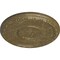 Ekena Millwork Medea Ceiling Medallion (Fits Canopies up to 5 1/2"), 16 1/2"OD x 1 1/2"P, Mississippi Mud Crackle CM16MDMMC - alternate 3